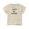 Organic Terry Shirt "Chef du Burger", pear