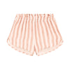 Bio Baumwoll Musselin Shorts "Georgette Rayures Roses"