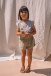 Organic Cotton Muslin Shorts"Georgette Sauge"