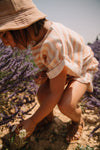 Organic Cotton Muslin Shirt“Praslin Rayures Roses”