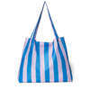 Grocery Bag "Powder / Blue Striped"