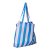 Grocery Bag "Powder / Blue Striped"