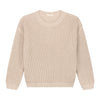 ADULT Organic Chunky Knit Sweater "Moon"