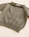 Merino Baby Strickpullover "Georgette Artichoke", 6-9M & 9-12M