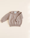 Merino Baby Knit Sweater "Georgette Sand"