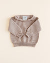 Merino Baby Knit Sweater "Georgette Sand"