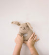 Alpaca Wool Rattle "Bunny Sand"