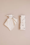 Muslin Cuddle Cloth “Lamb White"