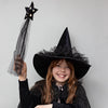 Hat "Esmerelda Witch Ruffle Hat"