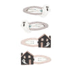Hair clips "Haunted House Clip Pack" set of 4