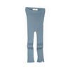 Merino Wool Rib Leggings "Arona - Winter Sky" 