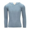 Merino Wool Long Sleeve Shirt "Atlantic - Winter Sky"