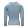 Merino Wool Long Sleeve Shirt "Atlantic - Winter Sky"