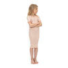 Seide Baumwolle Ripp Kleid "Bird - Sweet Rose"