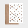 Postkarte "christmas pattern"