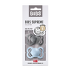 Nuggi Supreme "Iron/Baby Blue", 2er Set