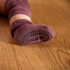 Non-Slip Socks "Misty Plum"