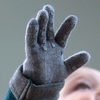 Handschuhe mit Gumminoppen "grey melange", 2-3J