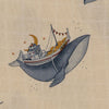 Muslin Cloth "Whale Boat" set of 3