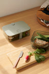 Tritan Lunchbox "Carin Faune Green / Peppermint" large