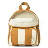 Children's Backpack "Sage Stripe Golden Caramel / Sandy"