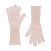 Cashmere Gloves "Aske Long Light Plum Melange" 