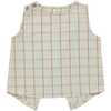 Crossback Top "Tomato Net"