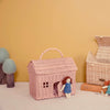 Dollhouse Basket "Casa Clutch - Rose"