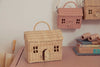 Dollhouse Basket "Casa Clutch - Straw"