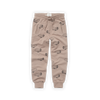 Organic Sweatpants "Zeppelin", mud 9-10J (134/140)