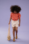 Organic Paperbag Shorts "Umbrella", 18M / 2J / 3J