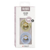 Pacifier "Khaki/Dusty Blue", set of 2