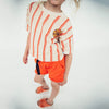 Organic Woven Ruffle Shorts "Broderie"