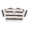 TENCEL Crop Top "Stripes Black"