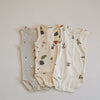 Sleeveless Bodysuit "Cotton Field"