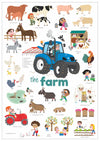 Mini Discovery Poster "Farm", en/fr