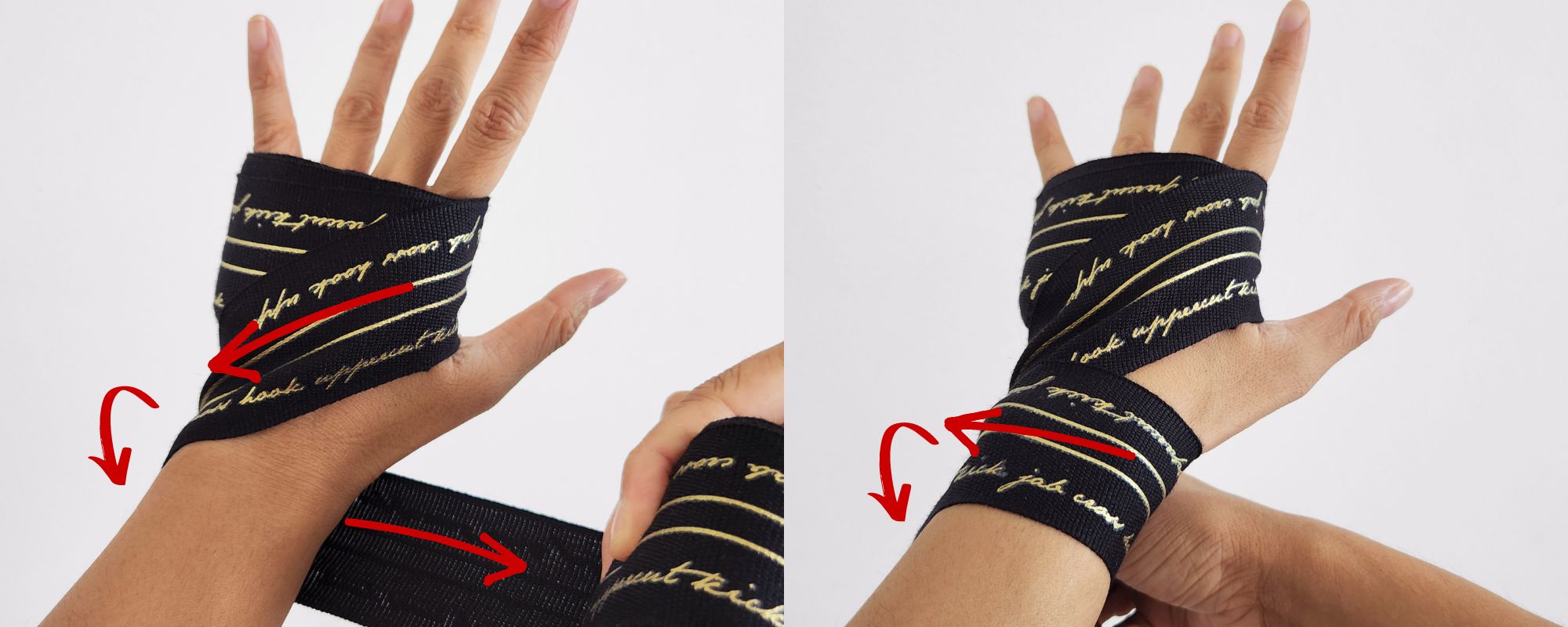 tutorial how to wrap handwraps for boxing muay thai kickboxing