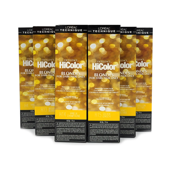 Loreal Excellence HiColor Blondes HiLights Permanent Hair Color - Miss A  Beauty Supply