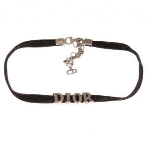 dior velvet choker