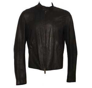 Emporio Armani Leather Jacket – The Dresser London
