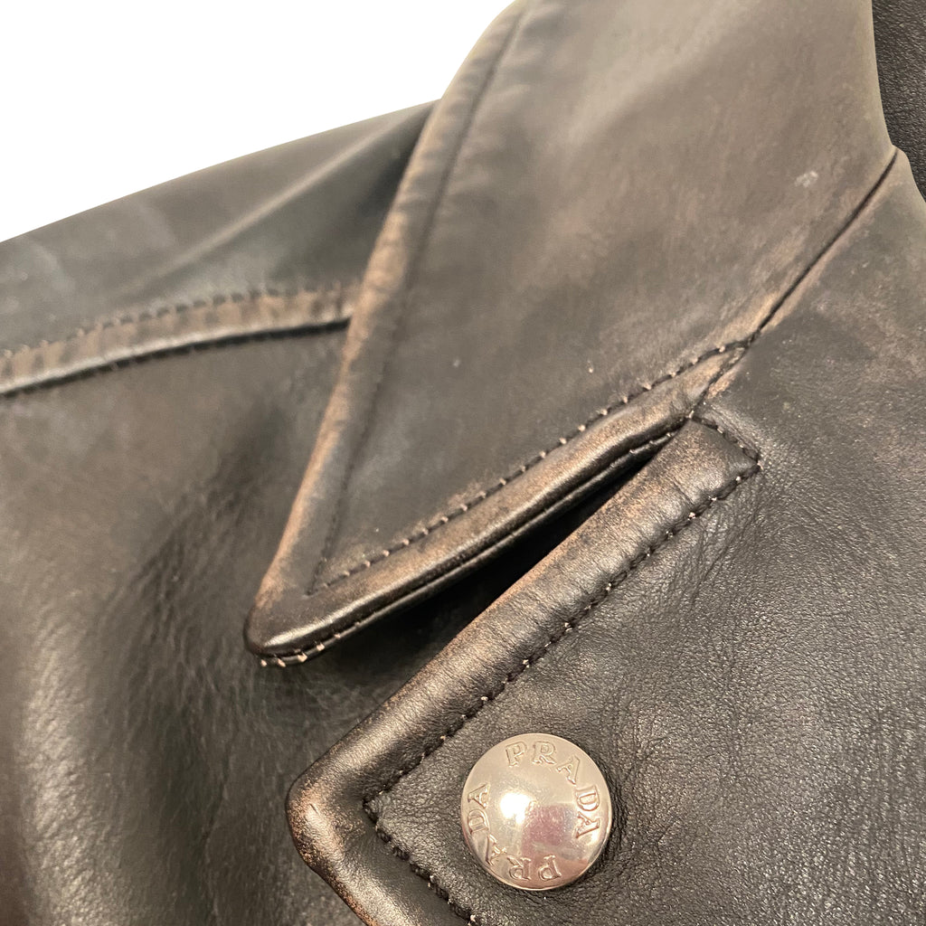 Prada Leather Jacket – The Dresser London