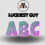 YCS Lucky Guy Glitter Essential Letter Set
