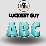 YCS Lucky Guy Essential Letter Set - 18" Medium