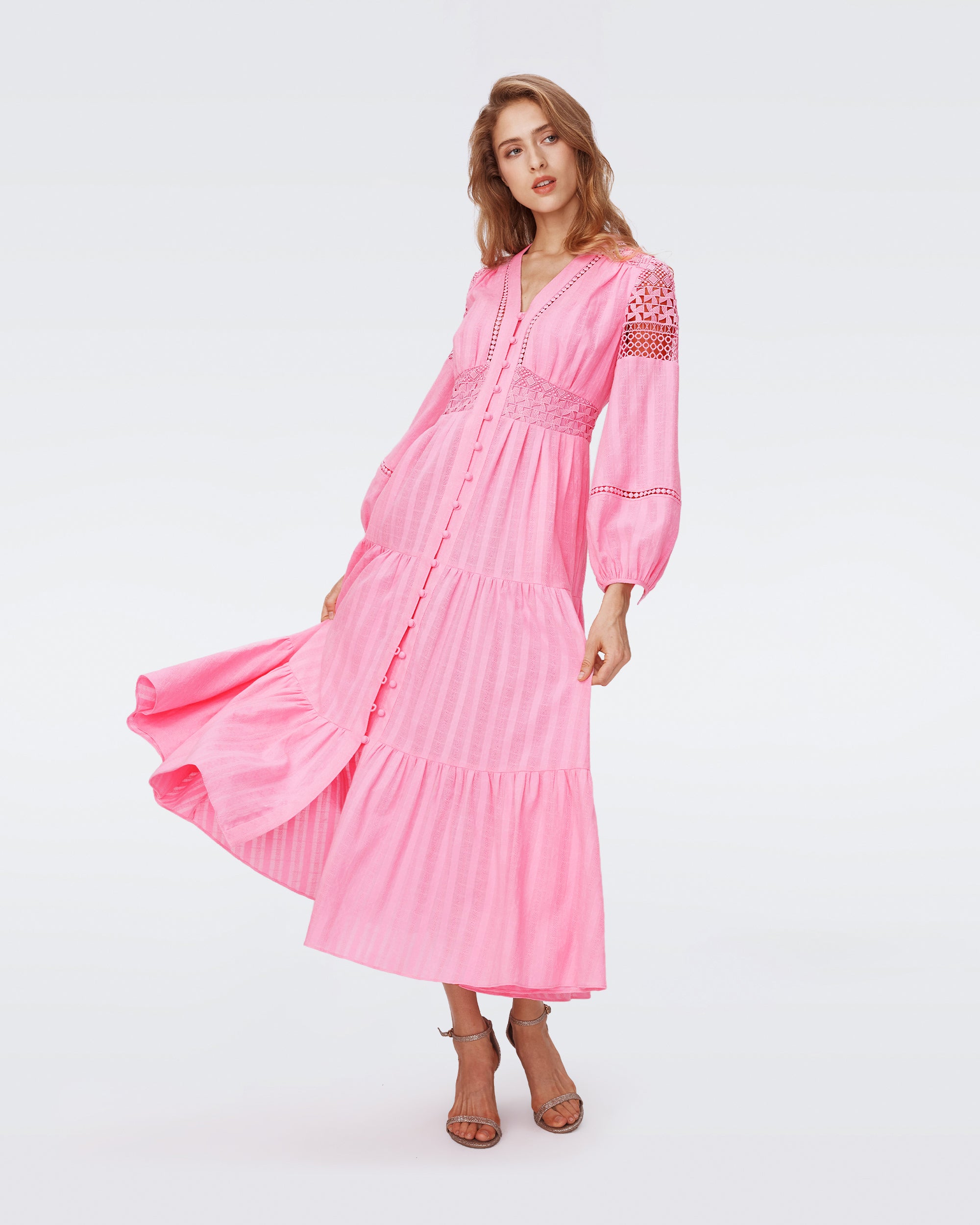 Shop Diane Von Furstenberg Dvf In Rose Pink