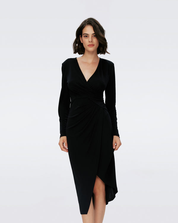 Little Black Wrap Dress - By Lauren M