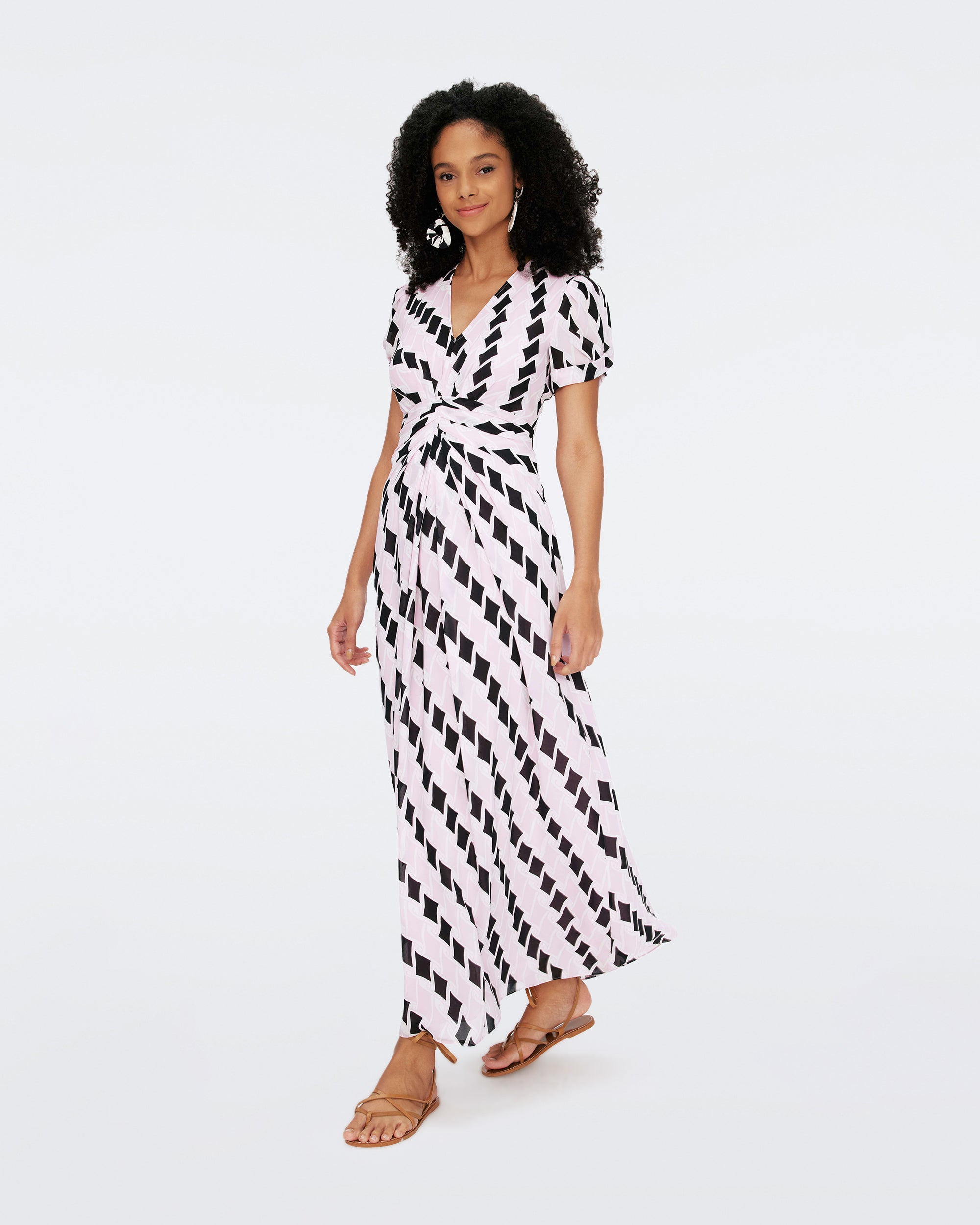 Shop Diane Von Furstenberg Dvf In Huge Freedom Flags Pink