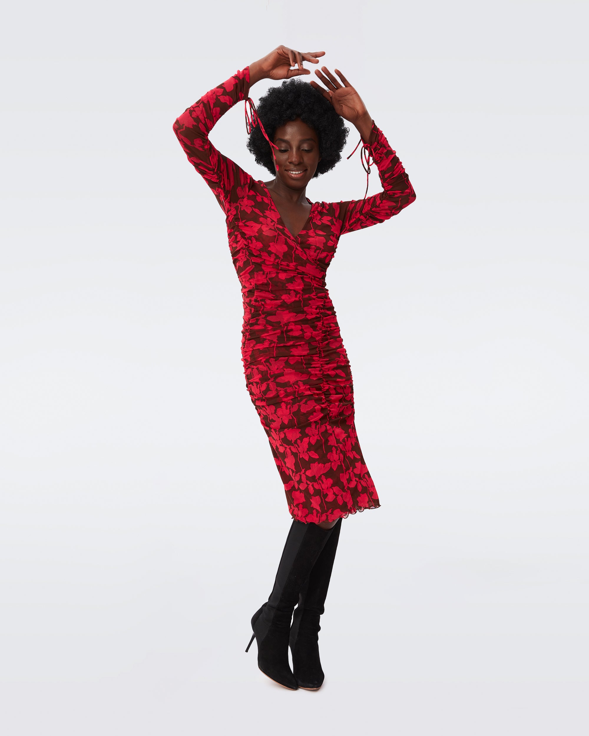 Dvf - Rochelle Mesh Midi Dress By Diane Von Furstenberg In Size: Xxs