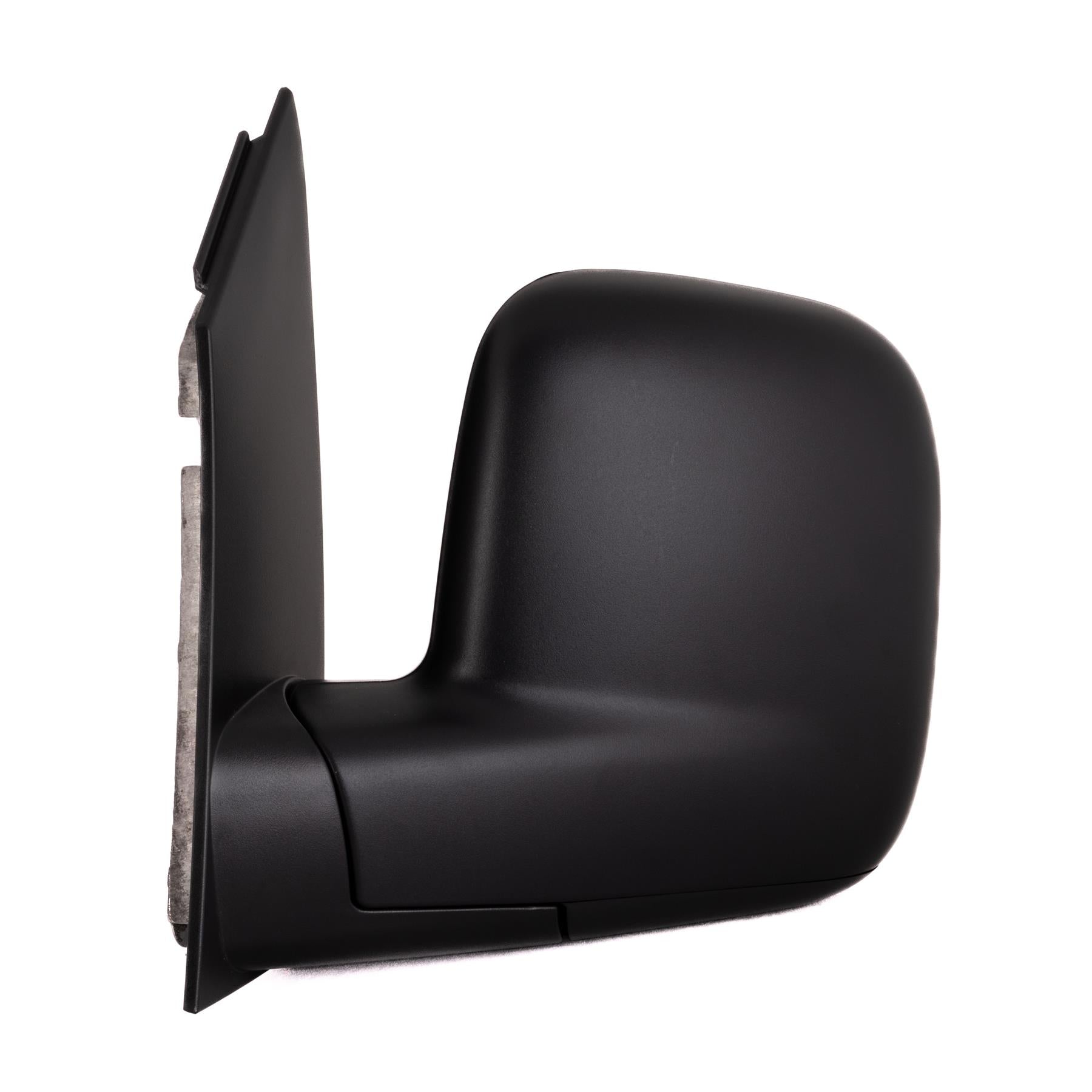 SPARESHUT VW Caddy Van 2010 2016 Manual Black Door Wing  Mirror Left Side