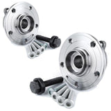 For VW Touran 2003-2015 Front 4 Stud Hub Wheel Bearing Kits Pair - SparesHut