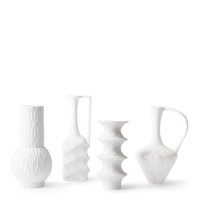 Afscheiden Echt niet uitvinden Mat witte porseleinen vaas – Vandaag concept store